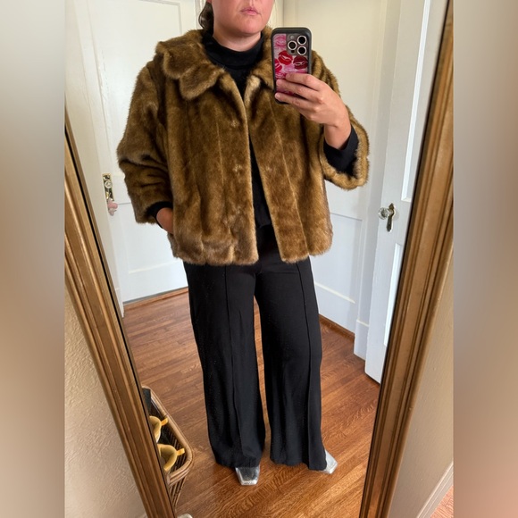 Terry Lewis faux fur jacket coat - Picture 6 of 9